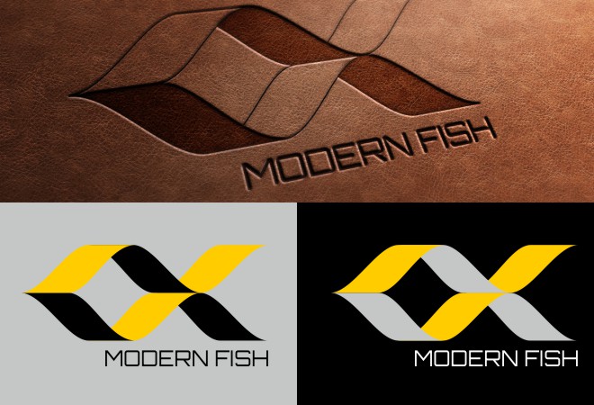 Free logo Modern Fish