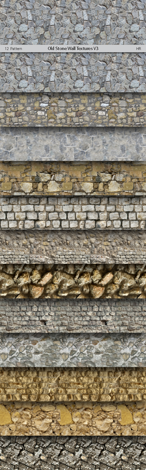 Old Stone Wall Patterns V3