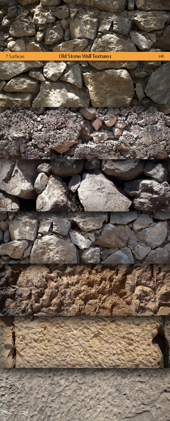 Old Stone Wall Textures