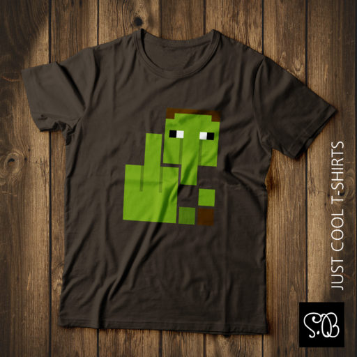 Minecraft Zombie Resident Horror T-shirt