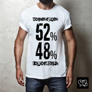 My Percentage Son of a Bitch & Mother Fucker Punk T-shirt White