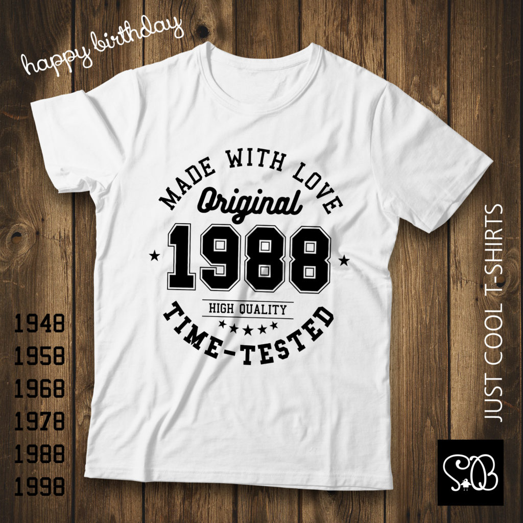Happy Birthday Gifts 1948 Made With Love Original T-Shirt