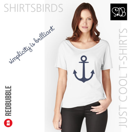 Anchor | Woman Sea T-shirt | Sargassa Sea Color
